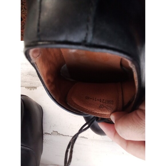 Mens Desai Black Dress Shoes Size 275  ‎   9.5mens US Conversion - Picture 10 of 13